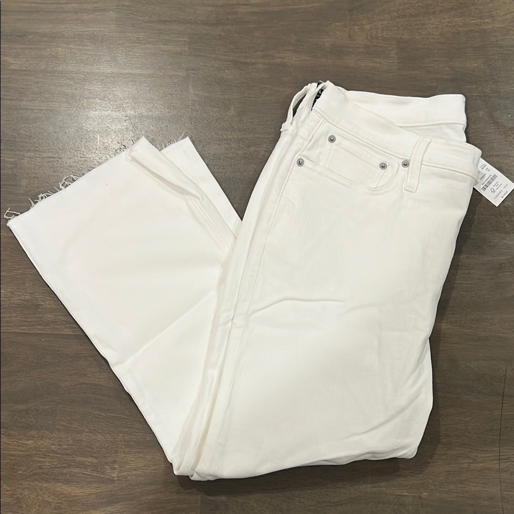 J. Crew Mid-Rise Flare Crop (signature stretch) NWT size 12